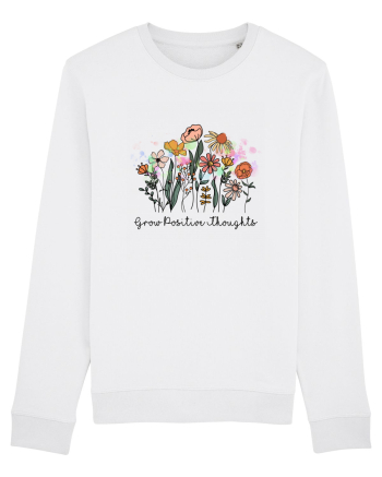 Grow Positive Thoughts White