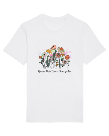 Grow Positive Thoughts White