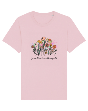 Grow Positive Thoughts Cotton Pink