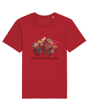 Grow Positive Thoughts Red