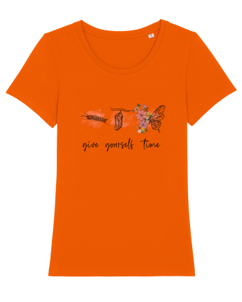 Give Yourself Time Bright Orange