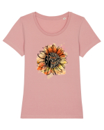 Be Brave Strong Fearless Tricou mânecă scurtă guler larg fitted Damă Expresser