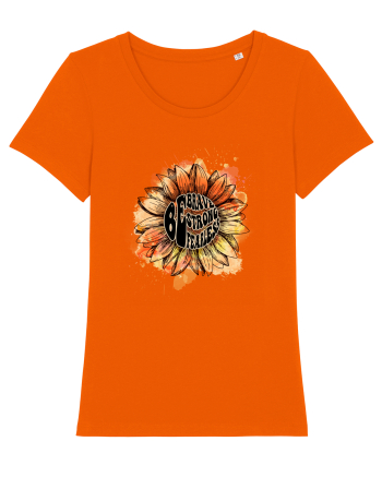 Be Brave Strong Fearless Bright Orange