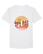 One Day At A Time Tricou mânecă scurtă guler larg Bărbat Skater