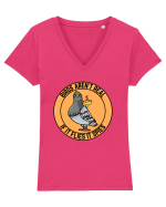 Birds Aren't Real Tricou mânecă scurtă guler V Damă Evoker