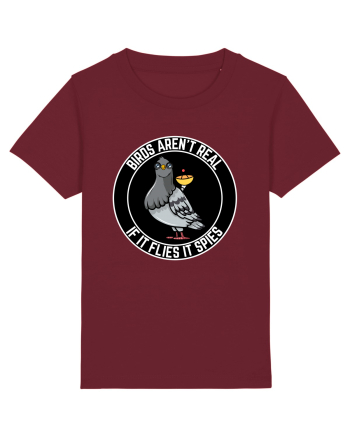 Birds Aren't Real Burgundy