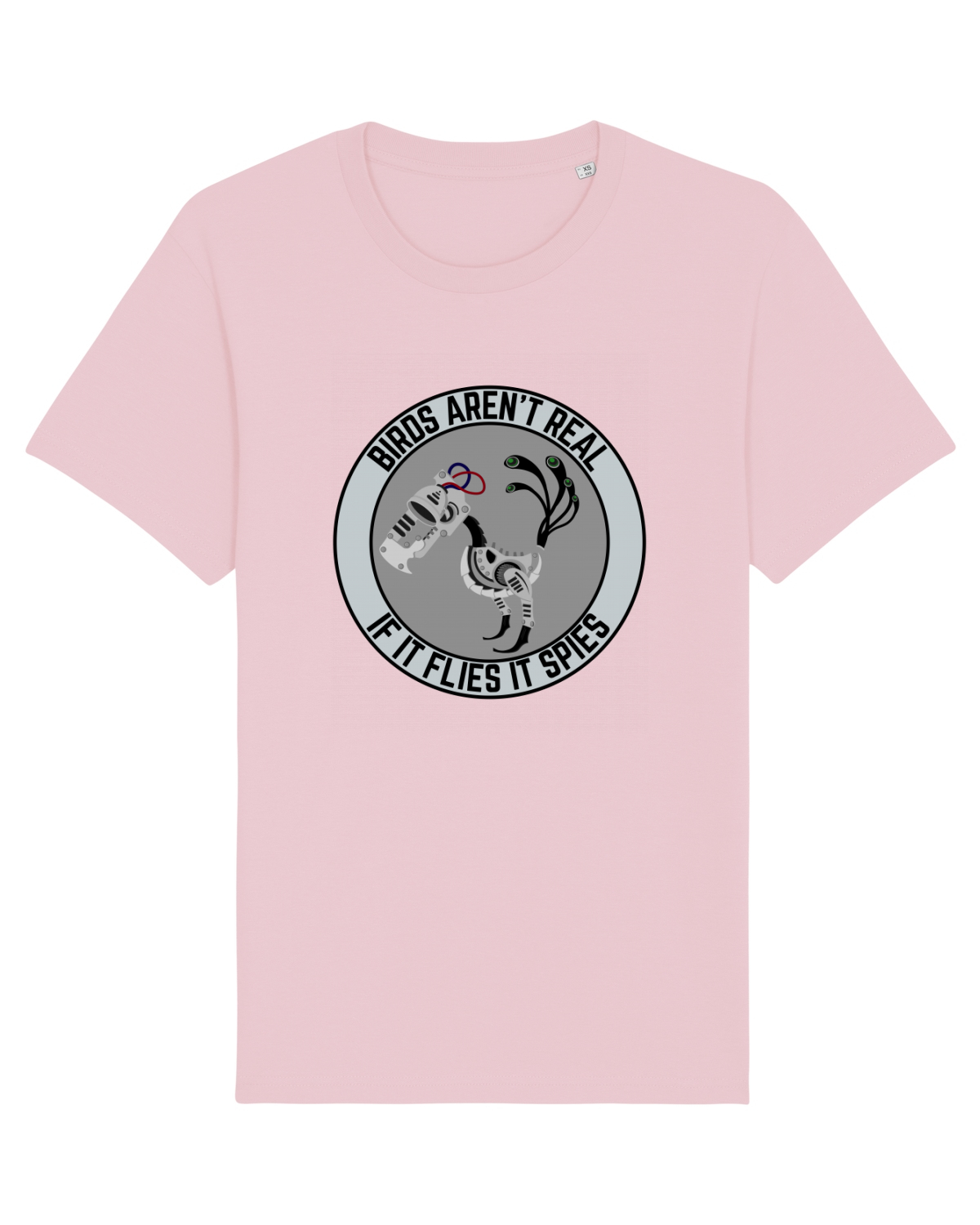 Tricou mânecă scurtă Unisex Rocker Cotton Pink