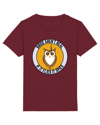 Birds Aren't Real Burgundy