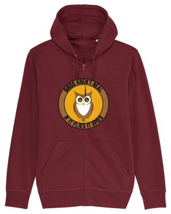 Birds Aren't Real Burgundy