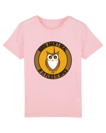 Birds Aren't Real Cotton Pink