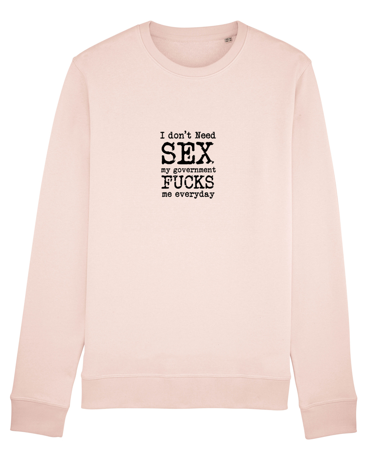 Bluză mânecă lungă Unisex Rise Candy Pink