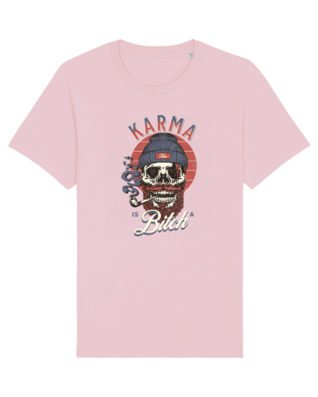 Karma is a Bitch Cotton Pink