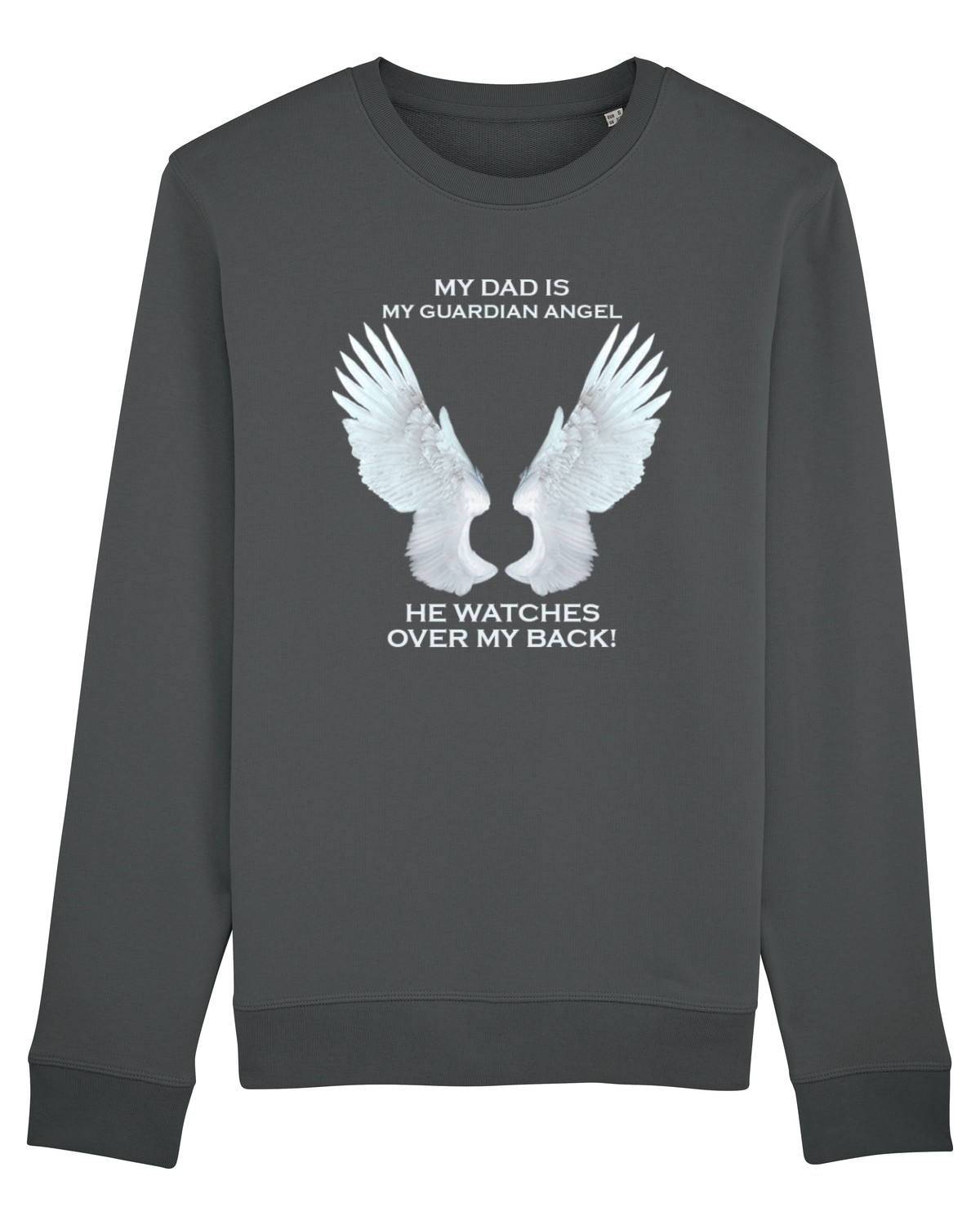 Bluză mânecă lungă Unisex Rise Anthracite
