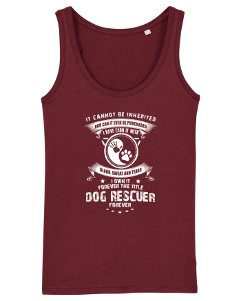 DOG RESCUER Burgundy