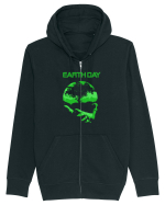 EARTH DAY Hanorac cu fermoar Unisex Connector
