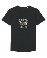 EARTH Tricou mânecă scurtă guler larg Bărbat Skater
