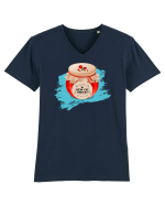 Gem de obicei Tricou mânecă scurtă guler V Bărbat Presenter