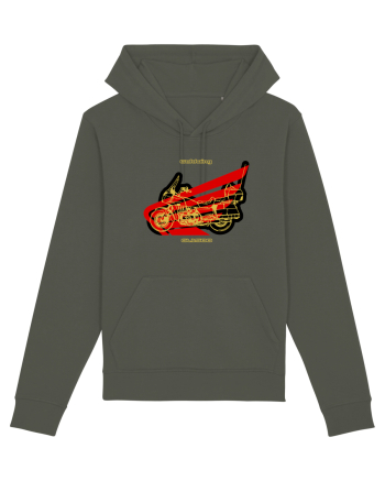 Golden Motorcycle 1 Khaki