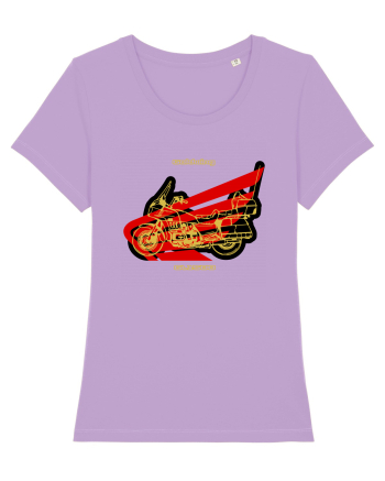 Golden Motorcycle 1 Lavender Dawn
