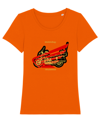 Golden Motorcycle 1 Bright Orange