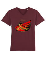 Golden Motorcycle 1 Tricou mânecă scurtă guler V Bărbat Presenter