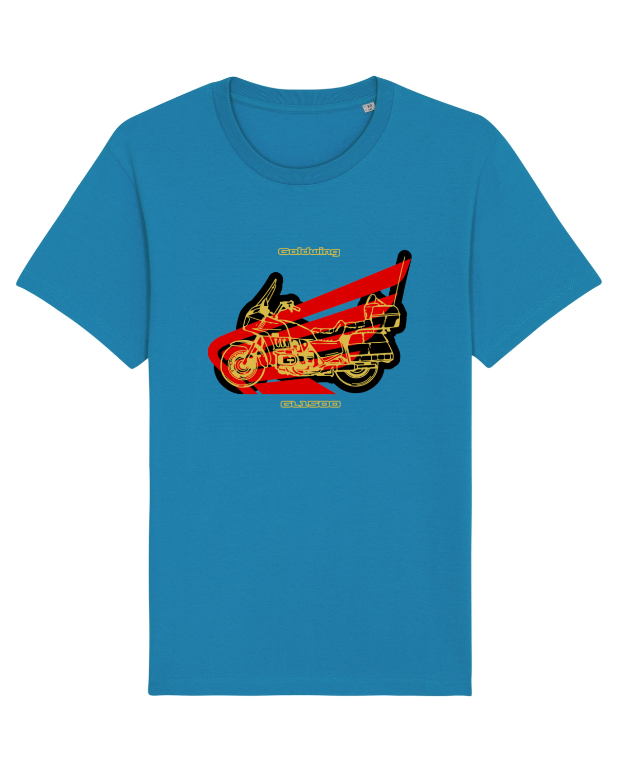 Tricou mânecă scurtă Unisex Rocker Azur