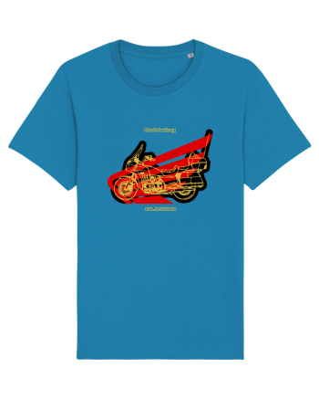 Golden Motorcycle 1 Azur