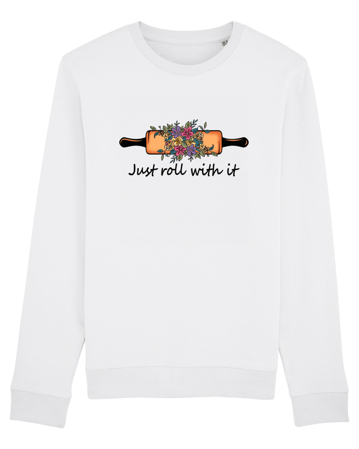 Bluză mânecă lungă Unisex Rise White