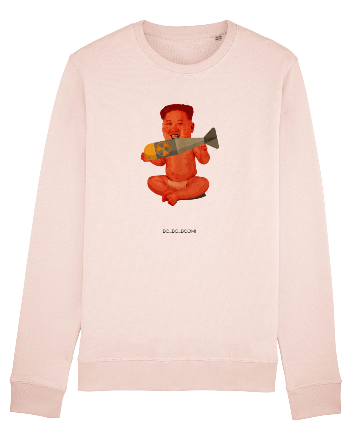 Bluză mânecă lungă Unisex Rise Candy Pink