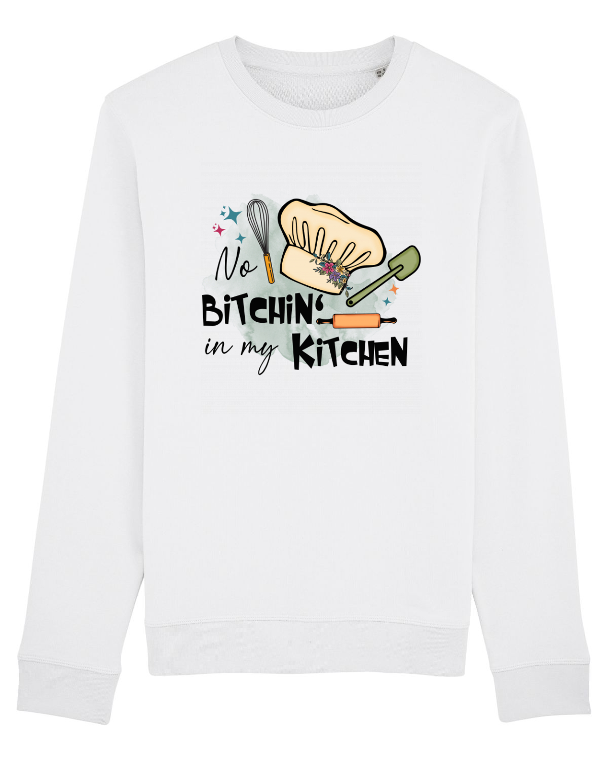 Bluză mânecă lungă Unisex Rise White