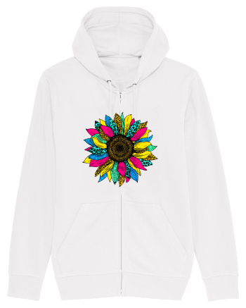 Sunflower summer colors White