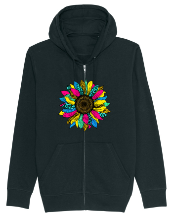 Sunflower summer colors Black
