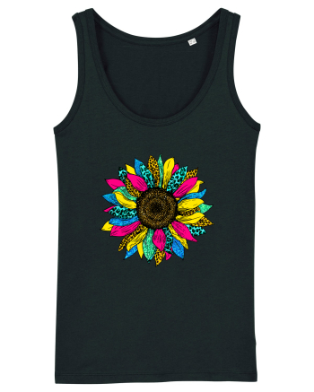 Sunflower summer colors Black