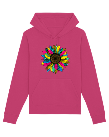 Sunflower summer colors Raspberry