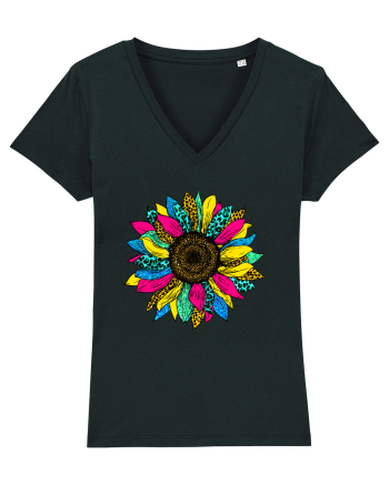 Sunflower summer colors Black
