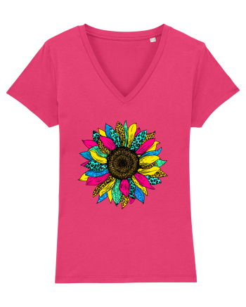 Sunflower summer colors Raspberry