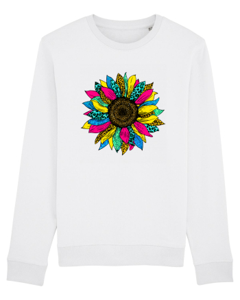 Sunflower summer colors White