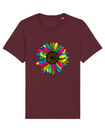 Sunflower summer colors Burgundy