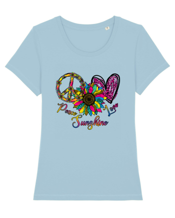 Peace Sunshine Love Sky Blue