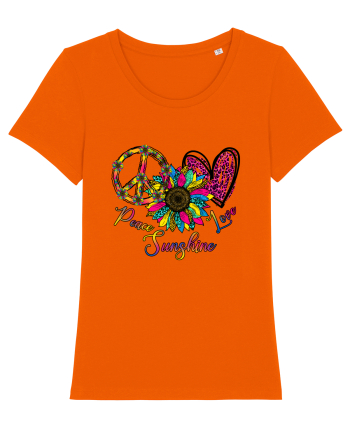 Peace Sunshine Love Bright Orange