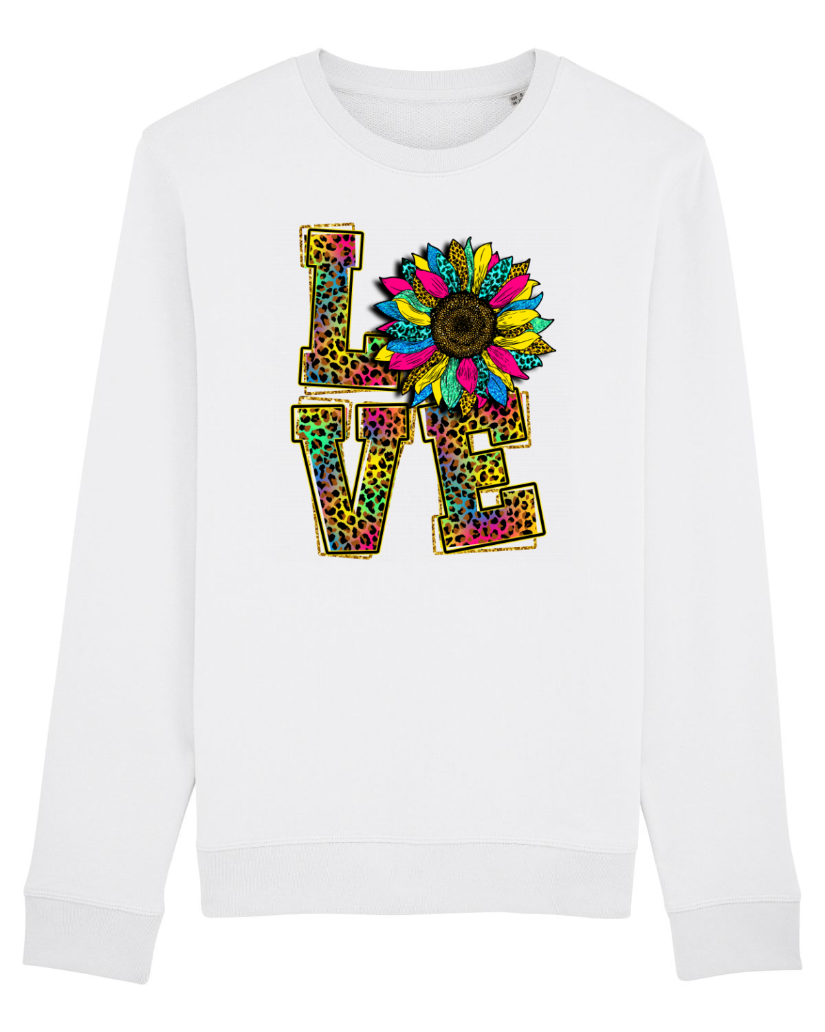 Bluză mânecă lungă Unisex Rise White