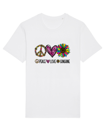 Peace Love Sunshine White