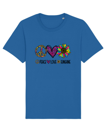 Peace Love Sunshine Royal Blue
