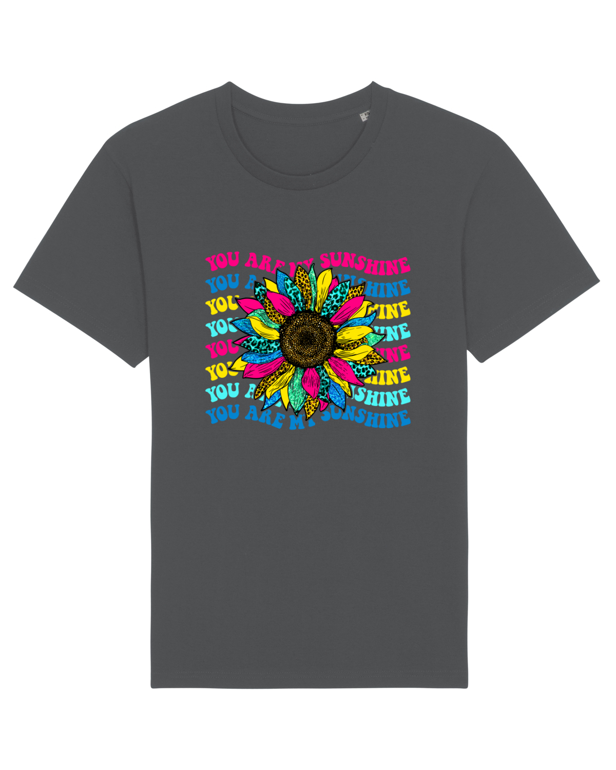 Tricou mânecă scurtă Unisex Rocker Anthracite