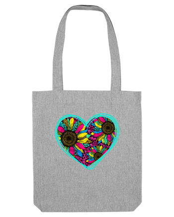 Sunflower Heart Heather Grey