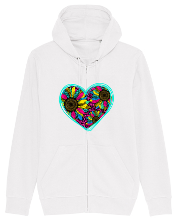 Sunflower Heart White