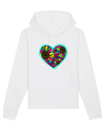 Sunflower Heart White