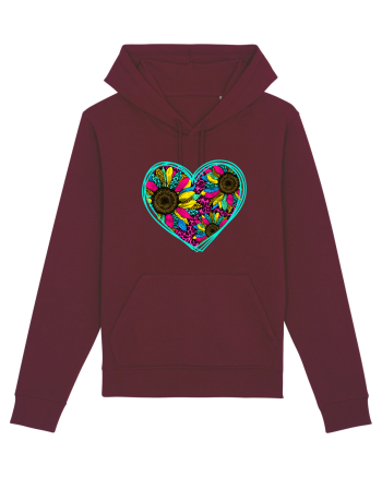 Sunflower Heart Burgundy