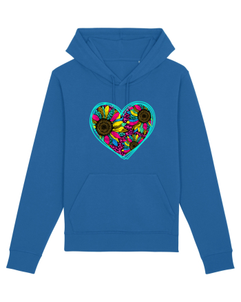 Sunflower Heart Royal Blue