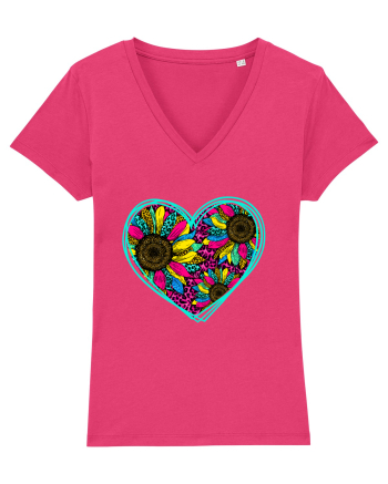 Sunflower Heart Raspberry